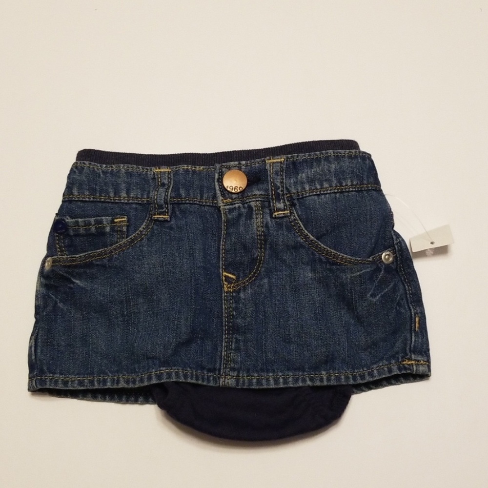 Baby Gap Denim skirt with diaper cover 1 pc